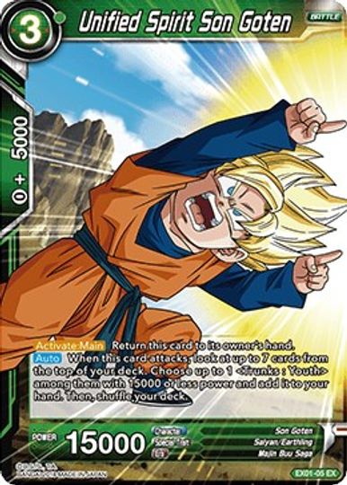 Unified Spirit Son Goten (EX01-05) [Mighty Heroes] | Arkham Games and Comics