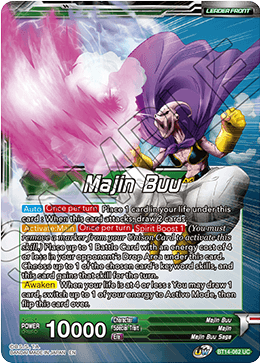 Majin Buu // Majin Buu, Unadulterated Might (BT14-062) [Cross Spirits] | Arkham Games and Comics