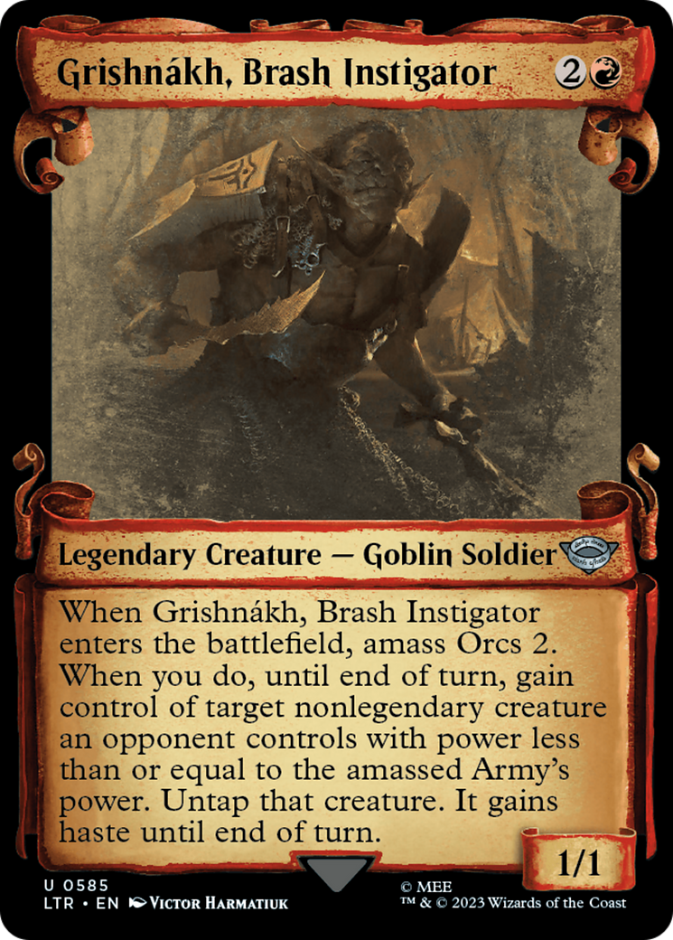 Grishnakh, Brash Instigator [The Lord of the Rings: Tales of Middle-Earth Showcase Scrolls] | Arkham Games and Comics