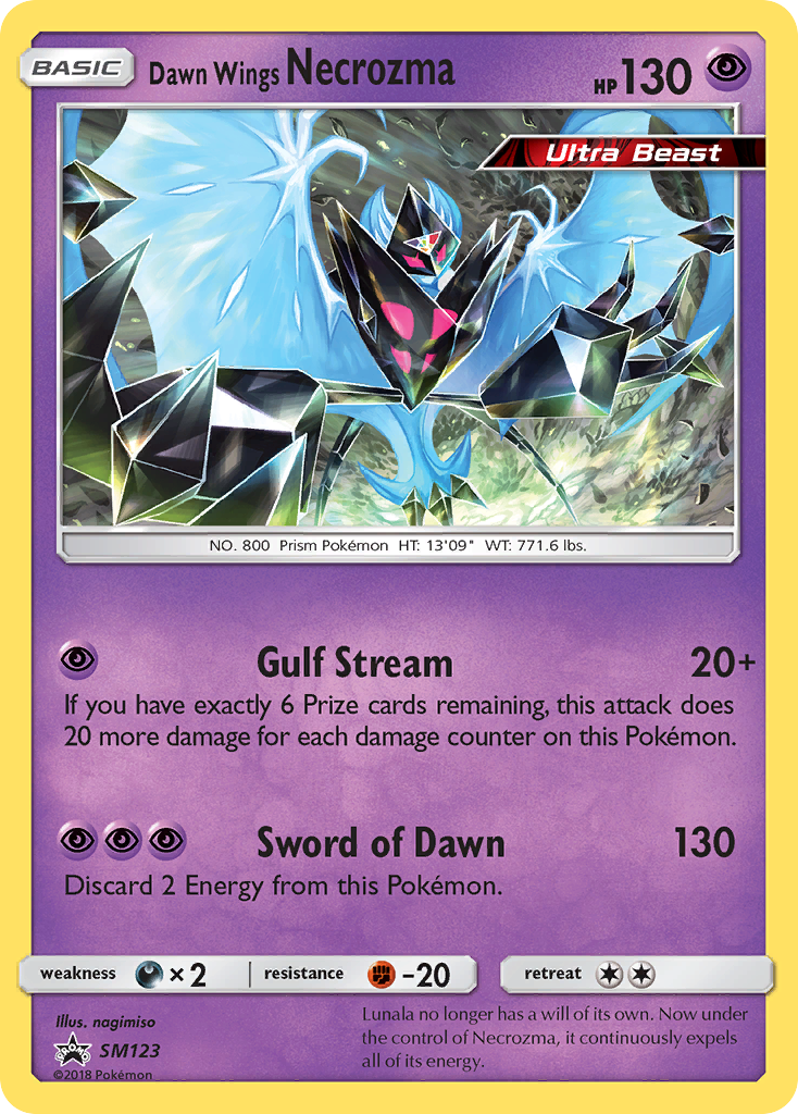 Dawn Wings Necrozma (SM123) [Sun & Moon: Black Star Promos] | Arkham Games and Comics