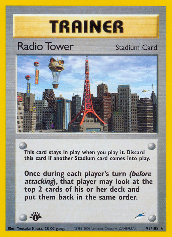 Radio Tower (95/105) [Neo Destiny 1st Edition] | Arkham Games and Comics