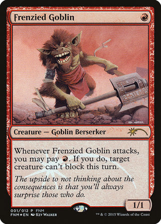 Frenzied Goblin [Friday Night Magic 2015] | Arkham Games and Comics
