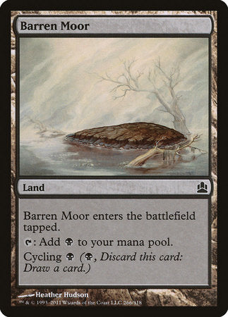 Barren Moor [Commander 2011] | Arkham Games and Comics