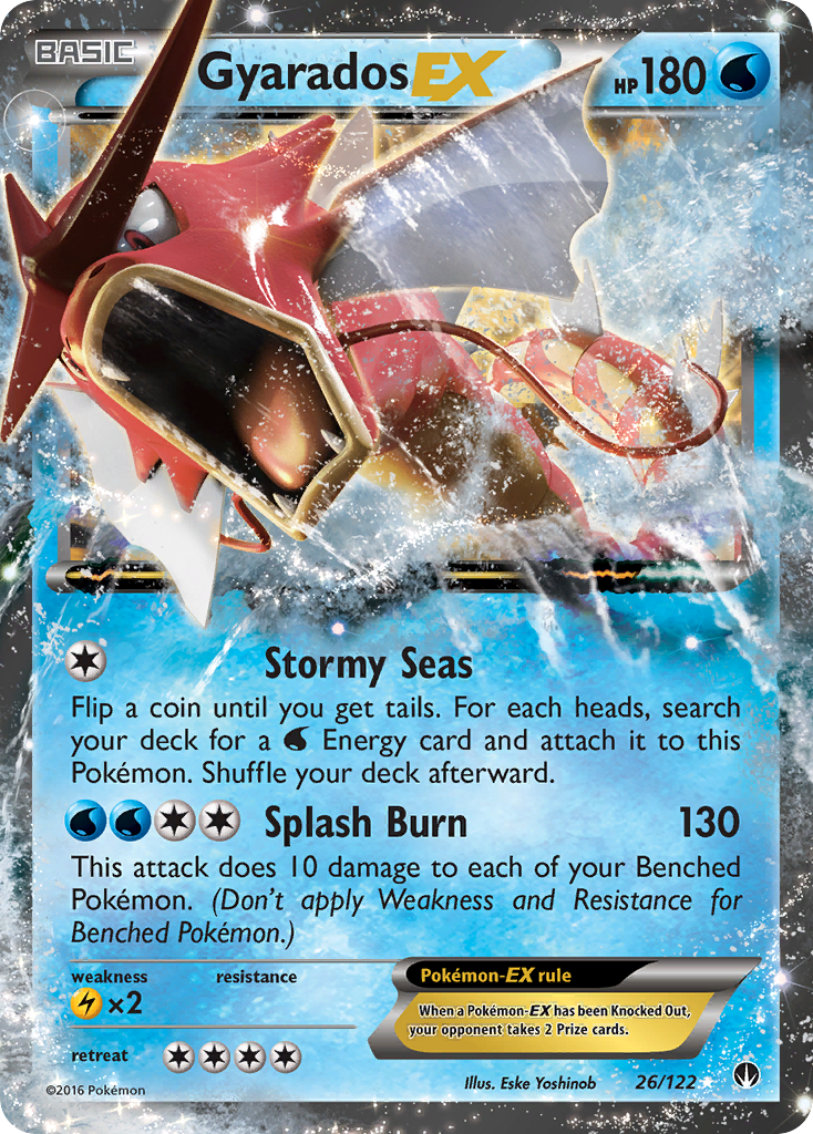 Gyarados EX (26/122) [XY: BREAKpoint] | Arkham Games and Comics