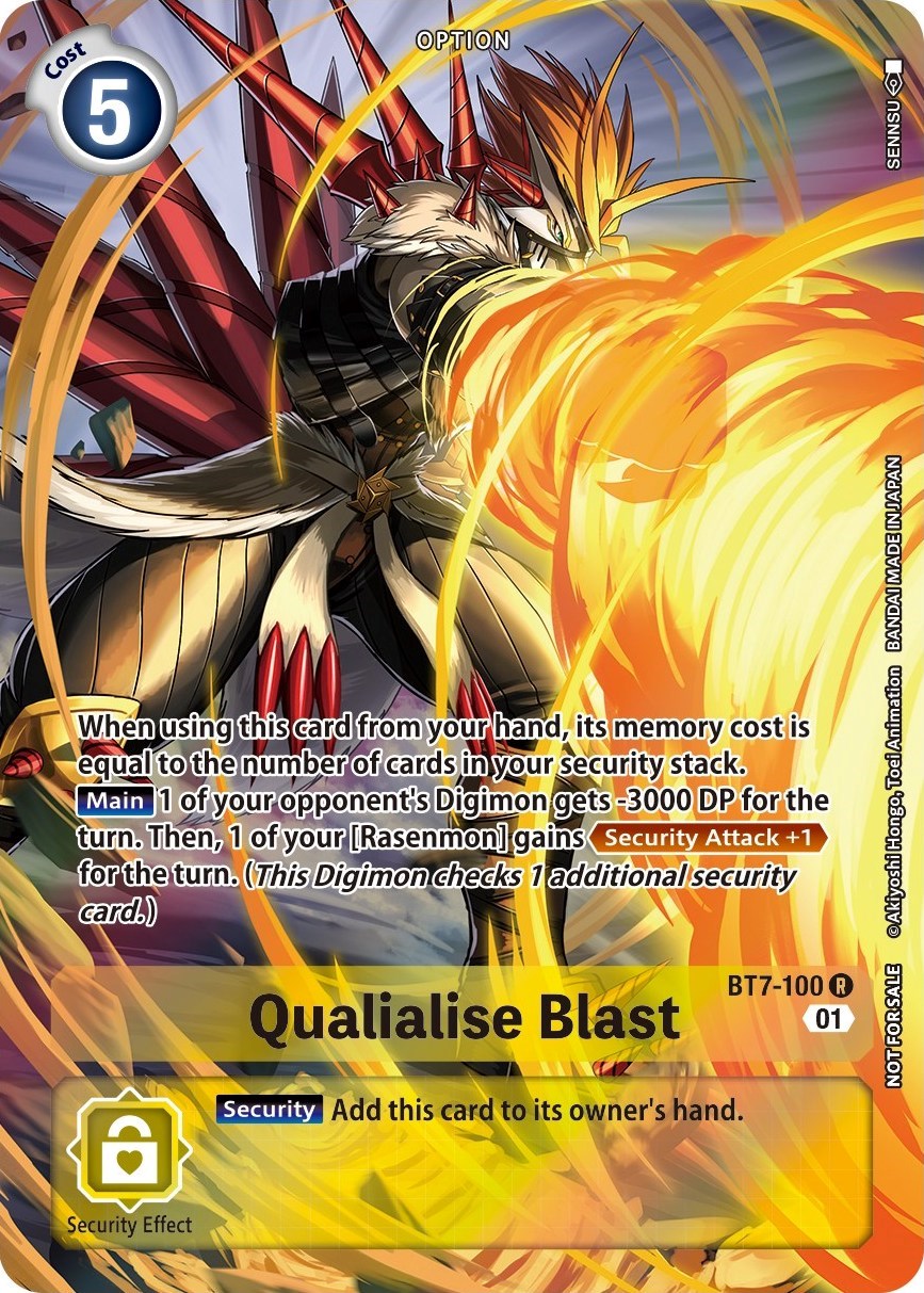 Qualialise Blast [BT7-100] (Summer 2022 Dash Pack) [Next Adventure Promos] | Arkham Games and Comics