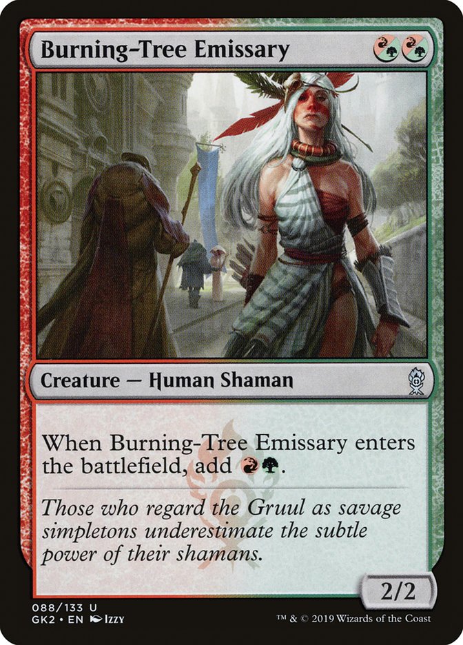 Burning-Tree Emissary [Ravnica Allegiance Guild Kit] | Arkham Games and Comics