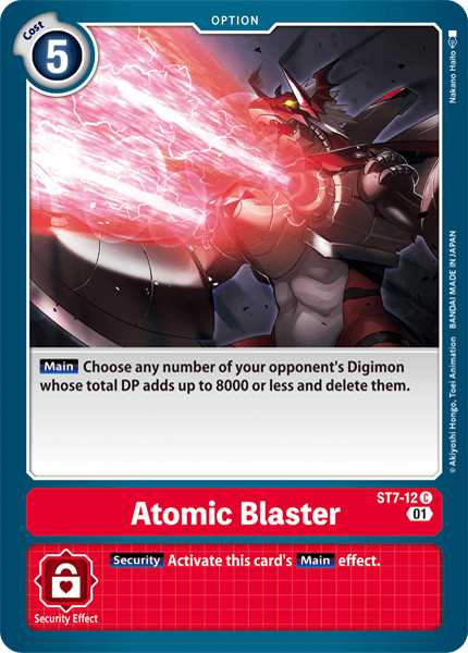 Atomic Blaster [ST7-12] [Starter Deck: Gallantmon] | Arkham Games and Comics