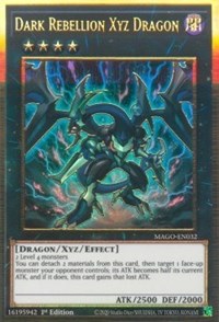 Dark Rebellion Xyz Dragon [MAGO-EN032] Gold Rare | Arkham Games and Comics