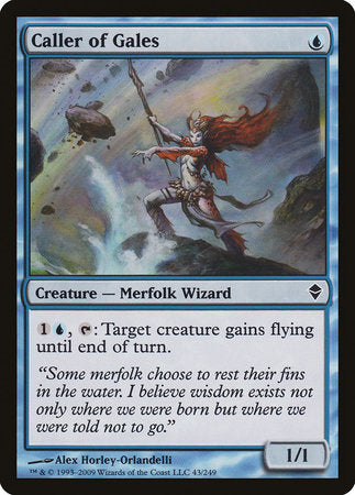 Caller of Gales [Zendikar] | Arkham Games and Comics