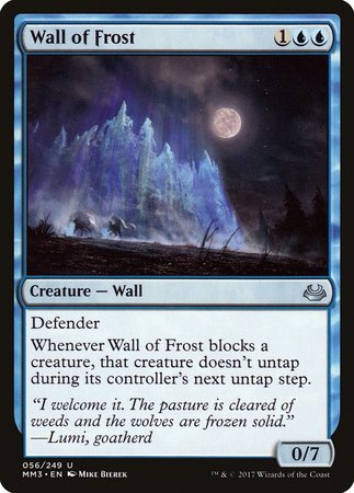 Wall of Frost [Modern Masters 2017] | Arkham Games and Comics