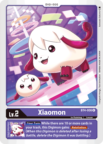 Xiaomon [BT4-006] [Great Legend] | Arkham Games and Comics