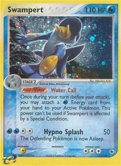 Swampert (13/109) [EX: Ruby & Sapphire] | Arkham Games and Comics