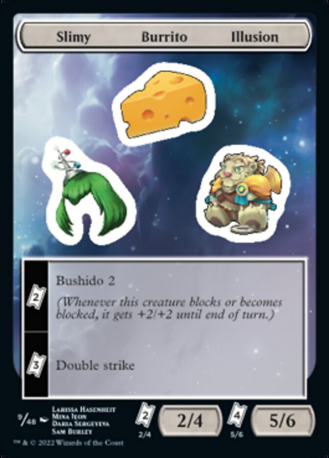 Slimy Burrito Illusion [Unfinity Stickers] | Arkham Games and Comics