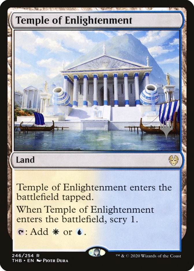 Temple of Enlightenment (Promo Pack) [Theros Beyond Death Promos] | Arkham Games and Comics