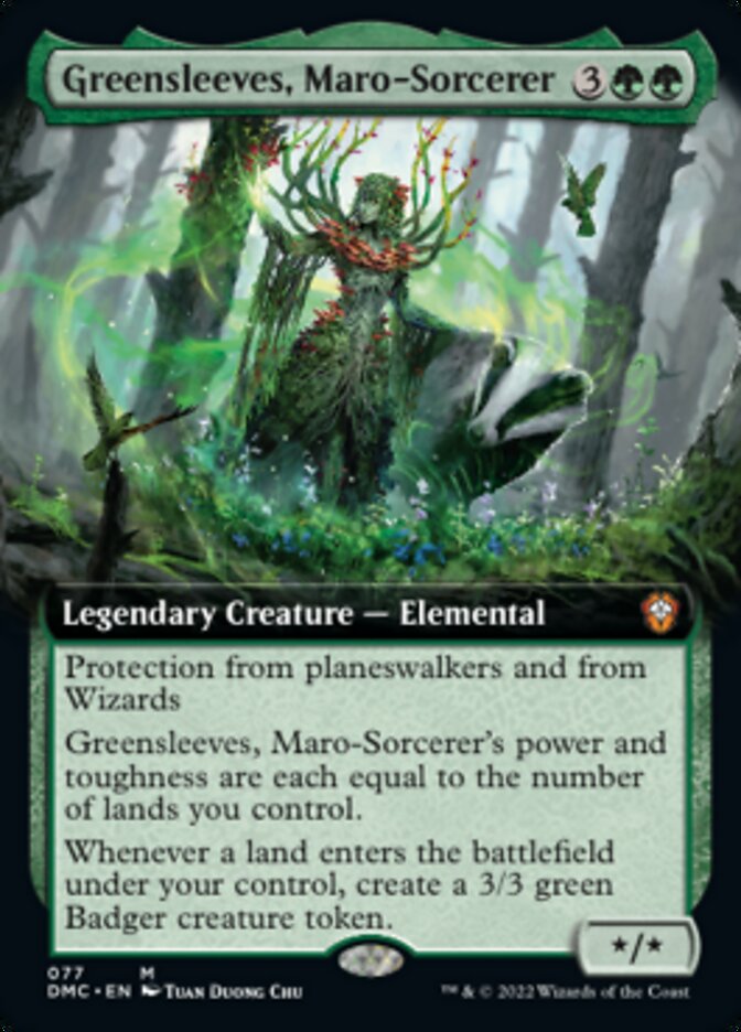 Greensleeves, Maro-Sorcerer (Extended Art) [Dominaria United Commander] | Arkham Games and Comics