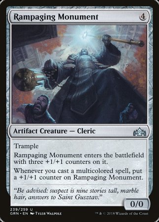 Rampaging Monument [Guilds of Ravnica] | Arkham Games and Comics