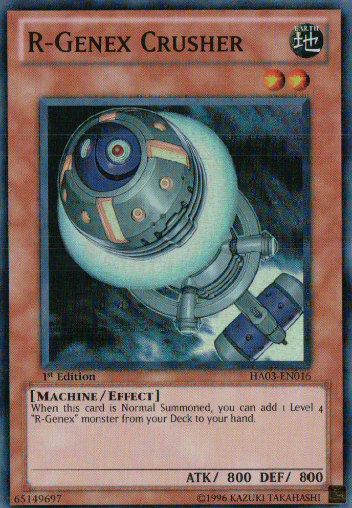 R-Genex Crusher [HA03-EN016] Super Rare | Arkham Games and Comics