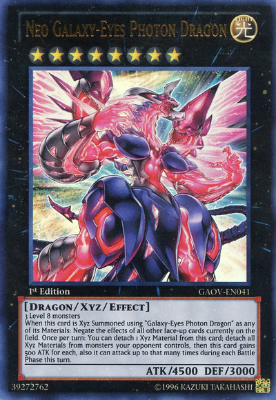 Neo Galaxy-Eyes Photon Dragon [GAOV-EN041] Ultra Rare | Arkham Games and Comics