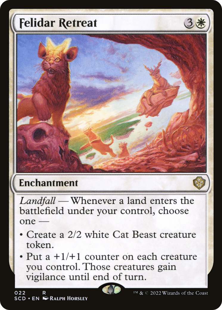 Felidar Retreat [Starter Commander Decks] | Arkham Games and Comics