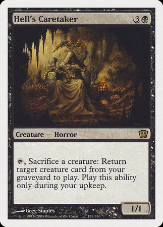Hell's Caretaker [Ninth Edition] | Arkham Games and Comics