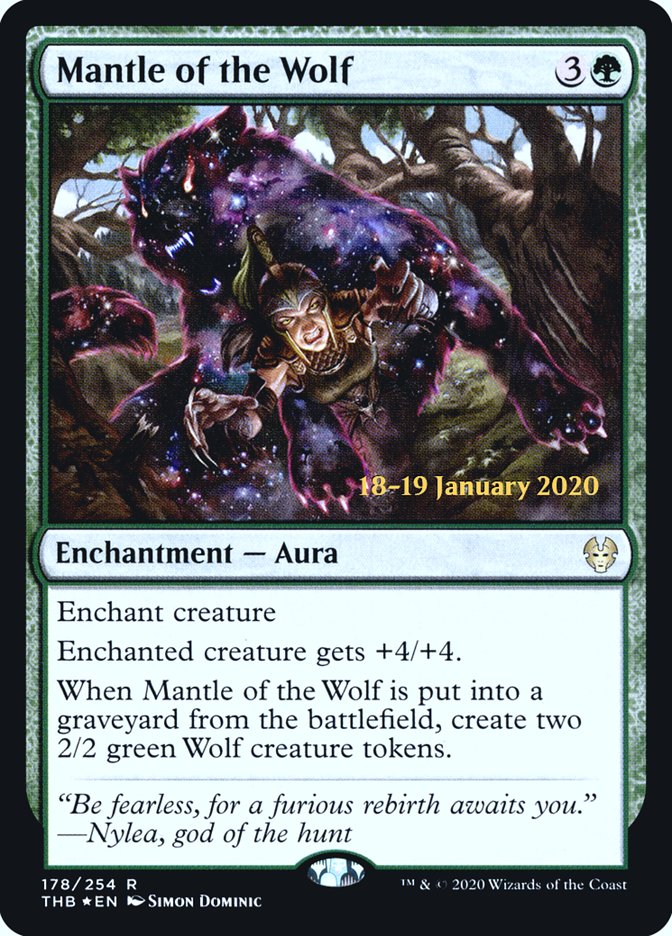 Mantle of the Wolf [Theros Beyond Death Prerelease Promos] | Arkham Games and Comics