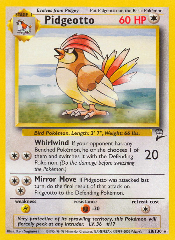 Pidgeotto (28/130) [Base Set 2] | Arkham Games and Comics