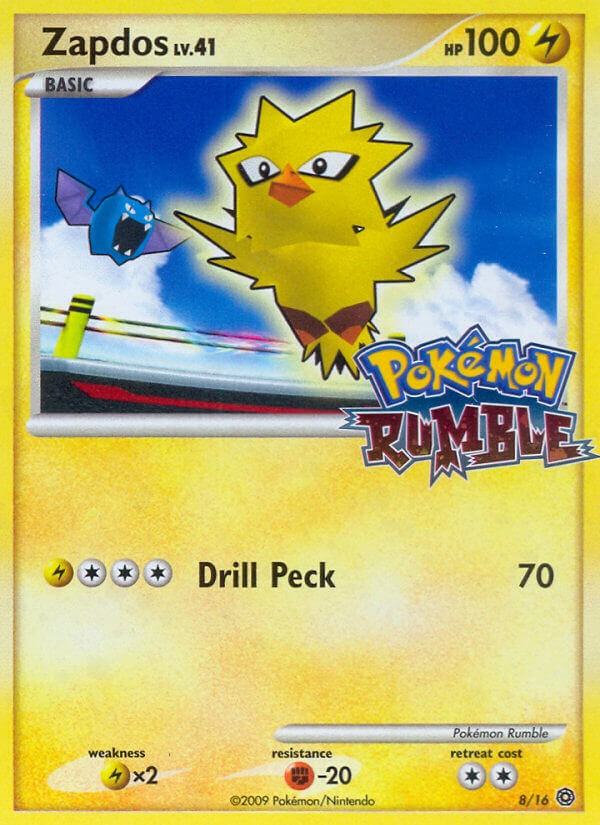 Zapdos (8/16) [Pokémon Rumble] | Arkham Games and Comics