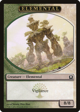 Elemental Token (Green/White) [Return to Ravnica Tokens] | Arkham Games and Comics