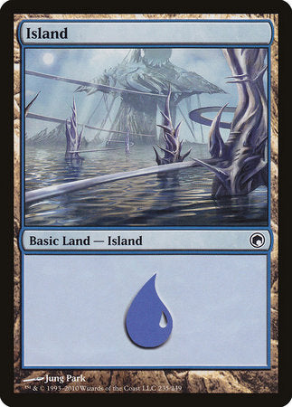 Island (235) [Scars of Mirrodin] | Arkham Games and Comics