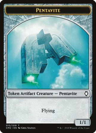 Pentavite Token [Commander Anthology Volume II Tokens] | Arkham Games and Comics