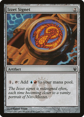 Izzet Signet [Duel Decks: Izzet vs. Golgari] | Arkham Games and Comics
