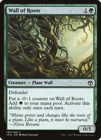 Wall of Roots [Iconic Masters] | Arkham Games and Comics