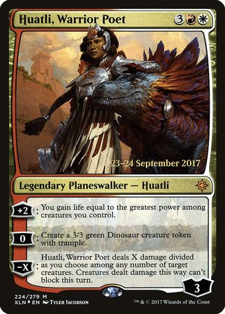 Huatli, Warrior Poet [Ixalan Promos] | Arkham Games and Comics