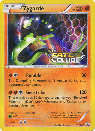 Zygarde (XY129) (Staff) [XY: Black Star Promos] | Arkham Games and Comics