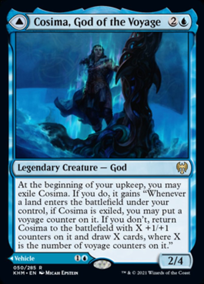 Cosima, God of the Voyage // The Omenkeel [Kaldheim] | Arkham Games and Comics