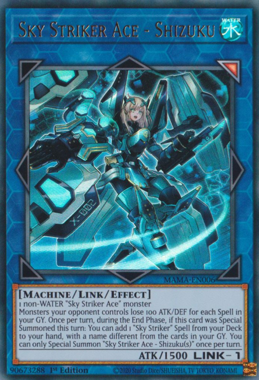 Sky Striker Ace - Shizuku [MAMA-EN006] Ultra Rare | Arkham Games and Comics