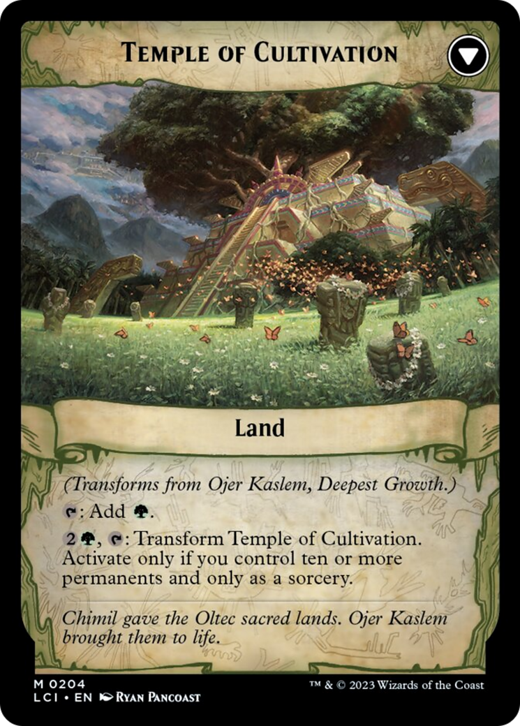 Ojer Kaslem, Deepest Growth // Temple of Cultivation [The Lost Caverns of Ixalan] | Arkham Games and Comics