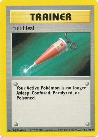 Full Heal (82/102) [Base Set Unlimited] | Arkham Games and Comics