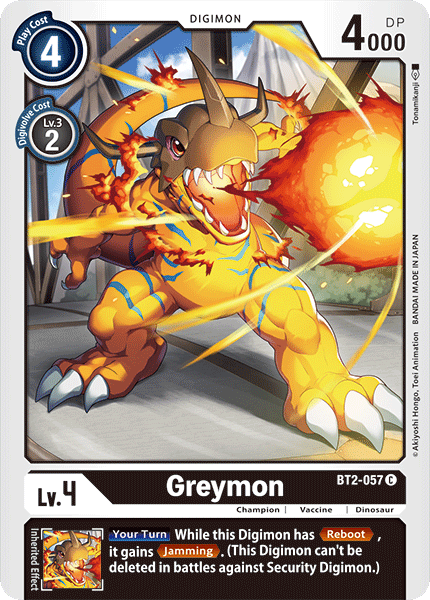 Greymon [BT2-057] [Release Special Booster Ver.1.0] | Arkham Games and Comics