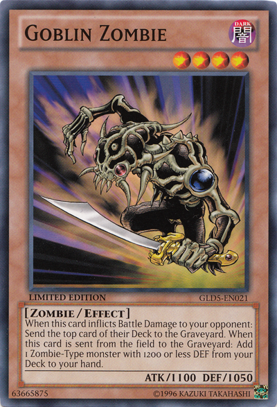 Goblin Zombie [GLD5-EN021] Common | Arkham Games and Comics