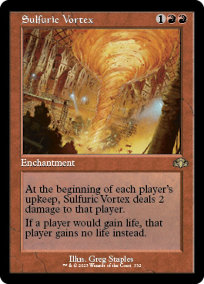 Sulfuric Vortex (Retro) [Dominaria Remastered] | Arkham Games and Comics