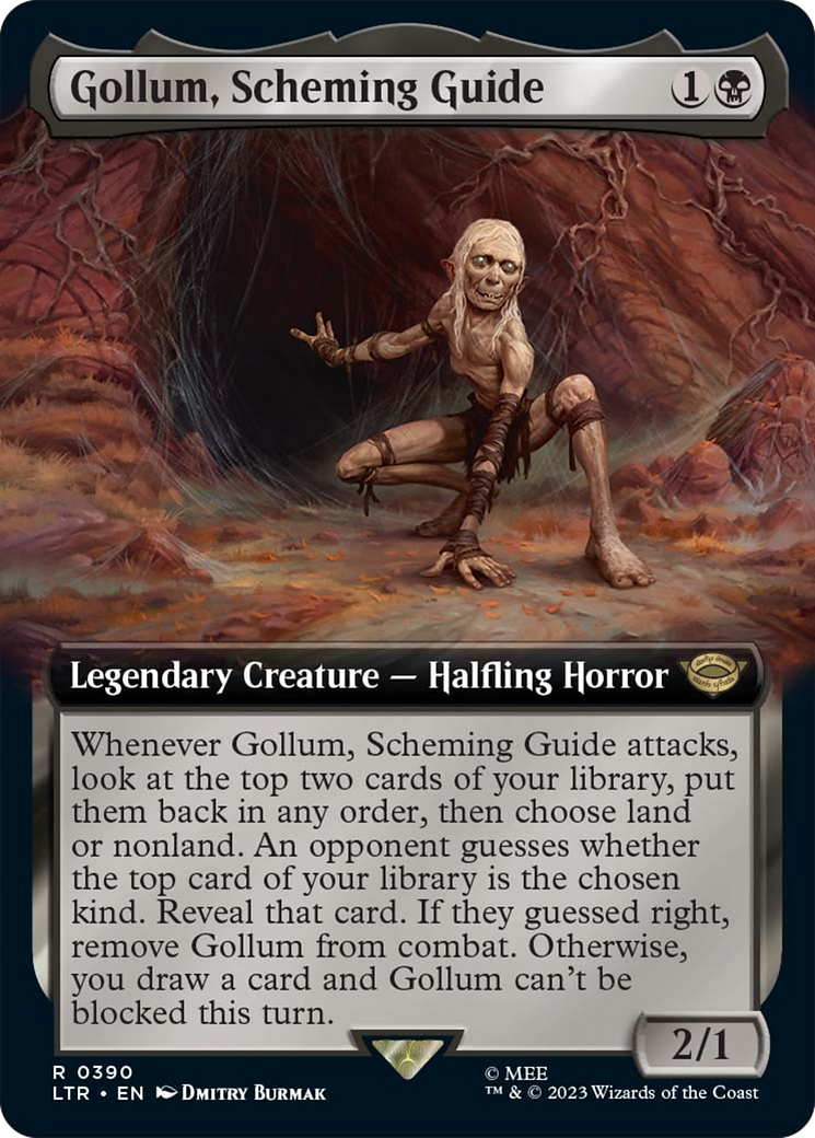 Gollum, Scheming Guide (Extended Art) [The Lord of the Rings: Tales of Middle-Earth] | Arkham Games and Comics