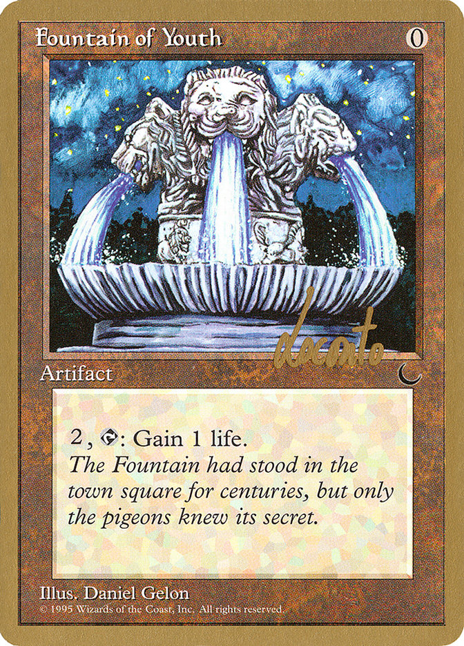 Fountain of Youth (Michael Loconto) [Pro Tour Collector Set] | Arkham Games and Comics