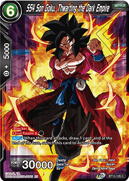 SS4 Son Goku, Thwarting the Dark Empire (Common) [BT13-126] | Arkham Games and Comics