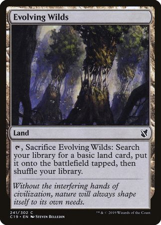 Evolving Wilds [Commander 2019] | Arkham Games and Comics