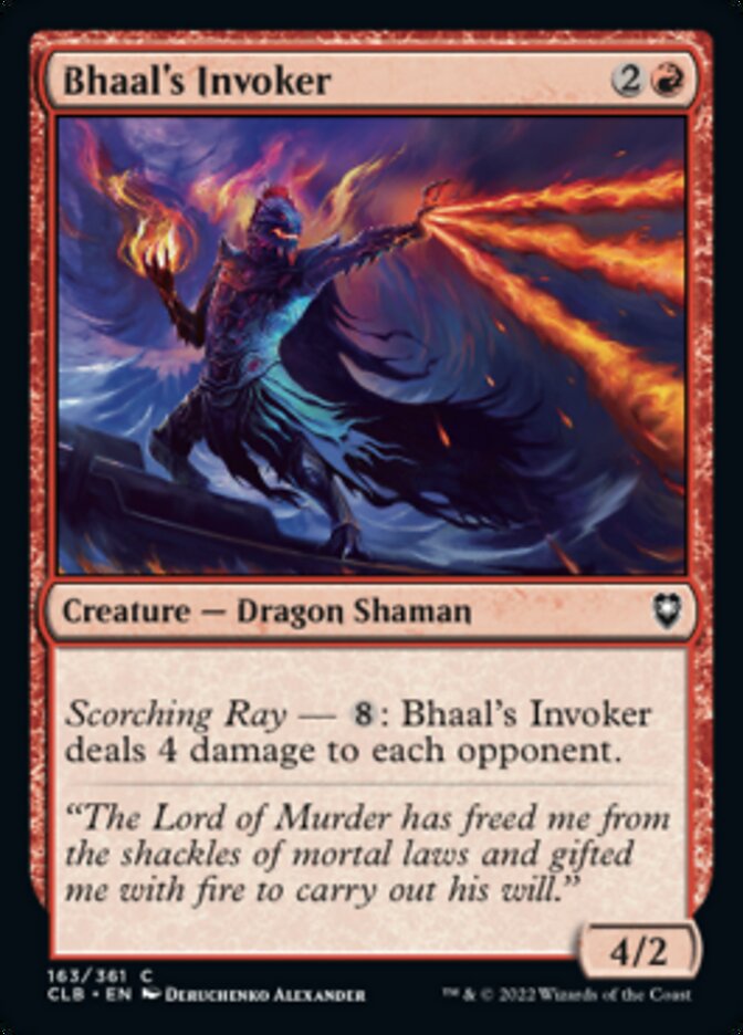 Bhaal's Invoker [Commander Legends: Battle for Baldur's Gate] | Arkham Games and Comics