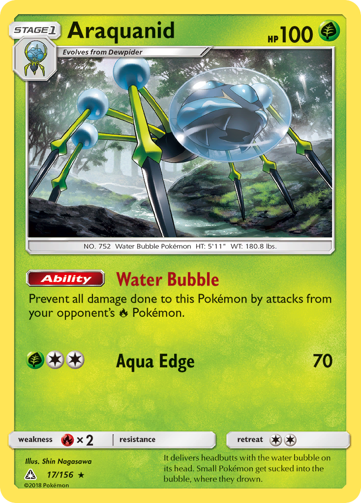 Araquanid (17/156) [Sun & Moon: Ultra Prism] | Arkham Games and Comics