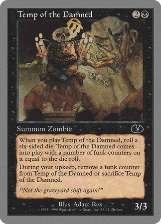 Temp of the Damned [Unglued] | Arkham Games and Comics