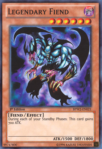 Legendary Fiend [BPW2-EN021] Super Rare | Arkham Games and Comics