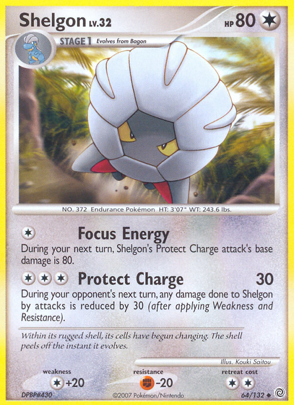 Shelgon (64/132) [Diamond & Pearl: Secret Wonders] | Arkham Games and Comics